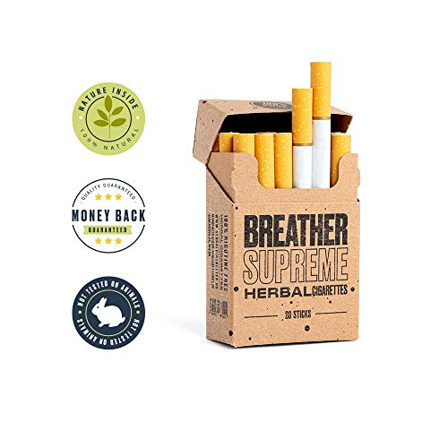 Herbal Cigarettes - Tobacco and Nicotine Free 2 Packs 40 Smokes