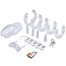 FeiGu Male Chastity Cage Device for Men 13, Short Clear