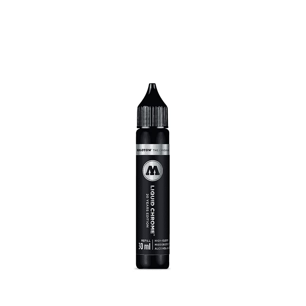 Molotow Liquid Chrome Pack - 3x markers plus a 30ml refill