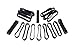 Outdoor Preparedness Survival Extra Thick Heavy Duty Black Tactical Rubber Bands (2.5