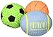 Gnawsome Latex Sports Balls for Dogs, Set of 3