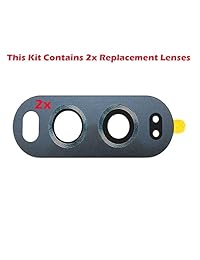 unifix-back Marco Bisel la vivienda con lente de cámara para LG G2, color negro D800, D801 D802 D803 D805 LS980 + Kit de herramientas