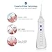 Kissliss 220ML Water Flosser Inductive Rechargeable IPX7 Waterproof Oral Irrigator Powerful Dental Hygiene Tool with 3 Jet Tips and Portable Storage Bag