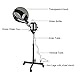 Mefeir 600W Professional Salon Hair Steamer Stand Up with Hood,Rolling Floor Iron Base,Adjustable Timer,2 Speeds,Portable Color Processor for Natural Curly Hair Treatment Barber Spa Tools