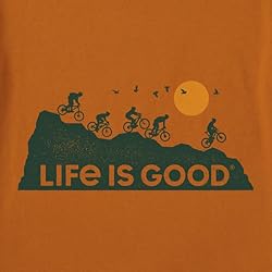 Life is Good Men's Crusher Crew Neck T-Shirt