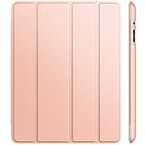 JETech Case for Apple iPad 2 3 4 (Old Model), Smart Cover with Auto Sleep/Wake, Rose Gold