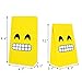 Emoji Paper Bags Gift Bags with Thank-You Stickers for Kids Birthday Party Supplies Pack of 24(Bags)