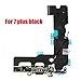 Afeax OEM Original Charging Port USB Dock Flex Cable with Microphone and Replacement for iPhone 7 Plus 5.5 Inches (Black)