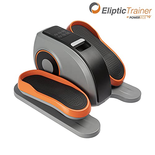 POWER LEGS Maquina Caminadora Elíptica Motorizada Eliptic Trainer compacta con 3 Programas de Entrenamiento pre-programados y 10 velocidades | Recupera Movilidad y Alivia Cansancio Muscular