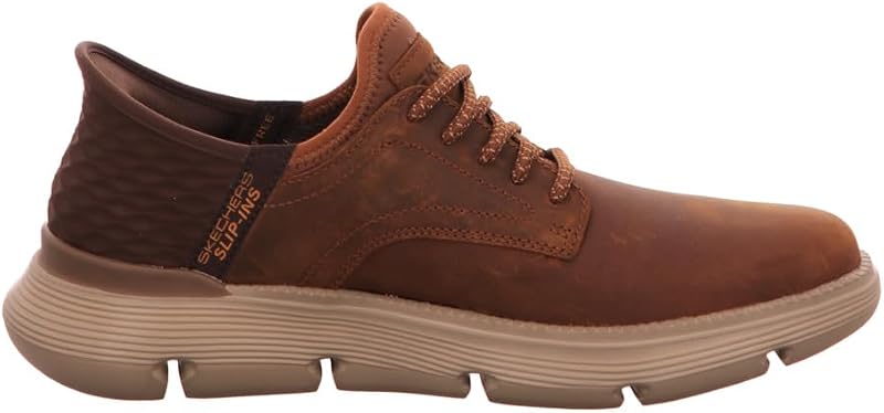 Homme Garza Gervin Slip-on, Dark Brown Leather, 42 EU