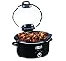 Crockpot Metallic Cooker with Hinged Lid, 6 quart, Black (SCCPVM600H-BI)
