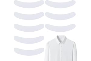 HOBBIESAY Collar Protector White Shirt Neck Tape Self-Adhesive Shirt Collar Protector for Hat Adhesive