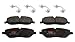 TRW Automotive TPC1098 Disc Brake Pad Set for Land Rover LR3: 2005-2009 and other applications Front, Black