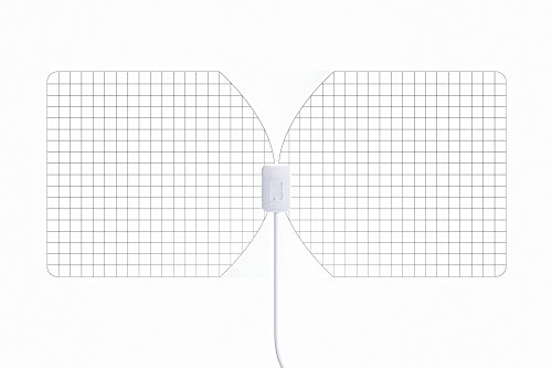 RGTech Monarch 50 Transparent Flat Paper Thin Indoor HDTV Antenna - 50 Mile Range Multidirectional Reception, UWB Technology and 4G filter for Maximum UHF/VHF/FM/USB TV Tuner/DVB-T/DAB Radio reception