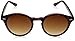 zeroUV - Vintage Retro Horn Rimmed Round Circle Sunglasses with P3 Keyhole Bridge