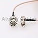 Alvin's Cables Blackmagic DIN 1.0/2.3 Mini BNC Right Angle to BNC Male 75ohm RG179 HD SDI Cable