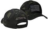 Condor MULTICAM-BLACK Tactical Patch & Hat Bundle (USA/DTOM patches)