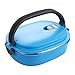 Lunch Box - SODIAL(R) Insulated Lunch Box Stainless Steel Food Storage Container Thermo Server Essentials Thermal (Single Layer, Blue)