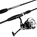 Wakeman Strike Series Spinning Rod and Reel Combo - Silver Metallic