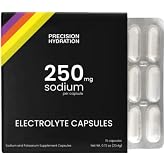 Precision Hydration Electrolyte Capsules - 15 Blister Packed (Waterproof) / Salt Capsules - Combat Cramp - No Artificial Ingredients, Digestion-Friendly Formula - Gluten Free,Vegan Friendly (1-Pack)
