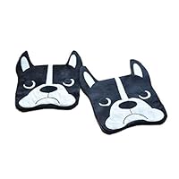 szzcx Cute Cartoon Bulldog Door mat Lovely Animal Entrance pad Floor mat Carpet Indoor/Bathroom/Front Door/Doormat(22in x 15.7in)