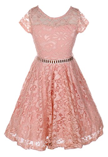 iGirlDress Little Girls Floral Lace Flower Girls Dresses sizes2-14