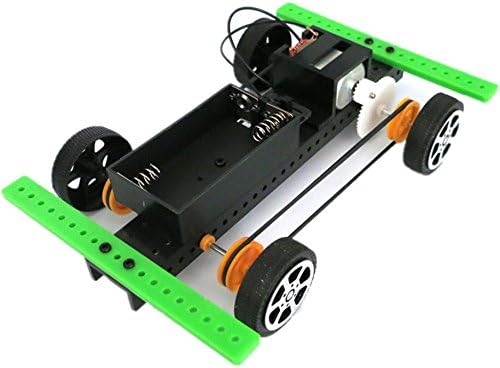 FIRERO 1 Set Mini Powered Toy DIY Car Kit Children Educational Gadget Hobby Funny (A)