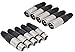 JLTPH 10Pcs 3 Pin XLR Solder Type Connector 5 Male + 5 Female Plug Cable Connector Microphone Audio Socket