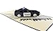 iGifts And Cards Police Car 3D Pop-Up Greeting Card, 6