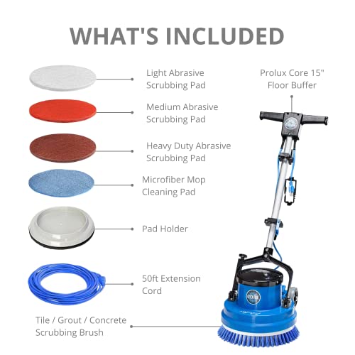 Prolux Core Heavy Duty Single Pad Commercial Polisher Floor Buffer