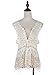 Anna-Kaci Womens Vintage Lace Gatsby 1920s Cocktail Dress with Crochet Vest