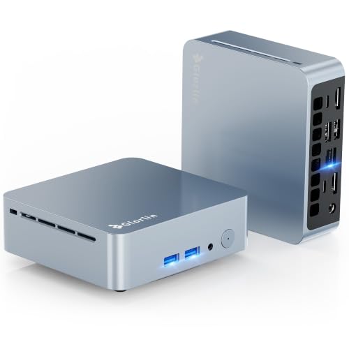 Glorlin Mini PC AMD Ryzen 5 3501U (hasta 3,7 GHz) 8GB RAM 256GB SSD Win-11