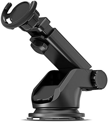 Car Mount For Pop Socket, J2CC 360° Rotation Dashboard Suction-cup Gel Pad Phone Holder With Extended Adjustable Arm Perfect on Windshield and Dashboard For Phones Expanding Standing and Grip