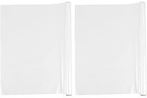 OFFSCH 2 Rolls Whiteboard Wall Sticker 45cm X 5m Peel and Stick Dry Erase Paper Reusable Writable Surface