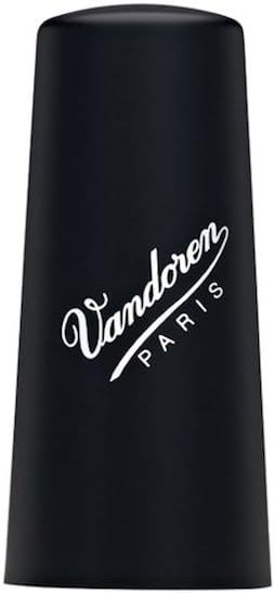 Vandoren C21P Plastic Cap for Bb Clarinet Leather Ligature, Schwarz