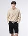 NEARKIN (NKNKN350 Beloved Men Henley Neck Long Sleeve Daily Look Linen Shirts Beige US XL(Tag Size XL)