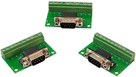 NUMATO LAB Serial DB9 Male Breakout Board (Three Units)