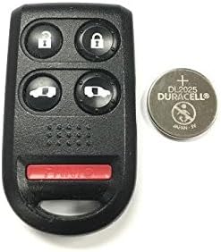 New 5 Button Replacement Case And Buttons For 2005-2009 Honda Odyssey Includes New Duracell Battery