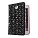 Cute New 2017 iPad Case, Awsaccy(TM) Pretty Imperial Crown Bling Diamond Glitter Smart Stand Folio Case Cover Drop Proof Auto Wake Sleep Function Girl Girly Women for Apple New iPad 9.7-inch, Black