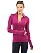 Patty Women's Polo Collar V-Neck Long Sleeve Stretch Pullover Blouse