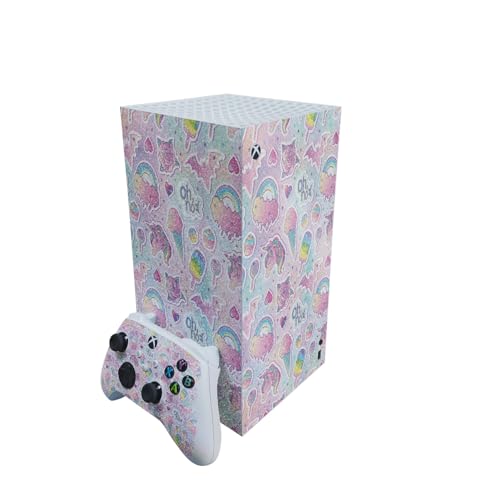 Glossy Glitter Gaming Skin Compatible with Microsoft Xbox Series X Digital Edit…