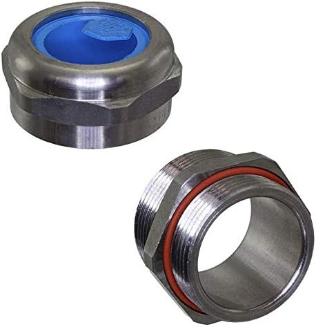 Cable Gland 0.79" ~ 0.98" (20.0mm ~ 25.0mm) Stainless Steel M32x1.5 Silver 96574.7 Pack of 10