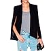 Face N Face Women's Long Sleeve Casual Cape Suit Workwear Blazers