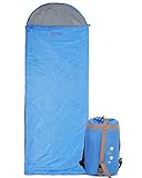 REDCAMP Ultra Lightweight Sleeping Bag for Backpacking, Comfort for Adults Warm Weather, with Compression Sack