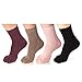 Women's Toe socks Cotton Crew Five Finger Socks For Running Athletic 4 Pack By Meaiguo