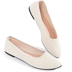 BABUDOG Women's Mesh Flats Shoes Pointed-Toe Dress