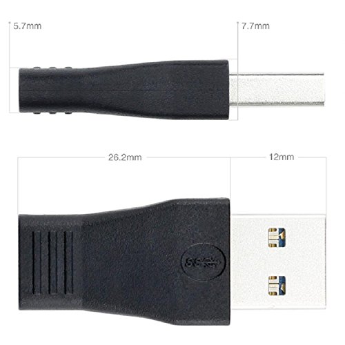 VikTck 2 Pack USB-C USB 3.1 Type C Female to USB 3.0 A Male Adapter Converter Support Data Sync & Charging - Thumbnail 3