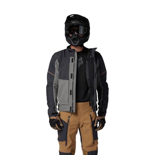 Fox Racing Men's Ranger Gore-Tex ADV Motocross Dirt Bike Jacket, Pewter, XX-Lar…