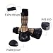 CHOLEGIFT Anti-Slip Plaid Dog Socks Shoes with Straps for Traction Control, Waterproof Pet Paw Shoes Boots Protector for Indoor Outdoor Wear for Dogs