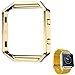 For Fitbit Blaze, TOOPOOT Stainless Steel Replace Metal Frame For Fitbit Blaze Smart Watch (gold)